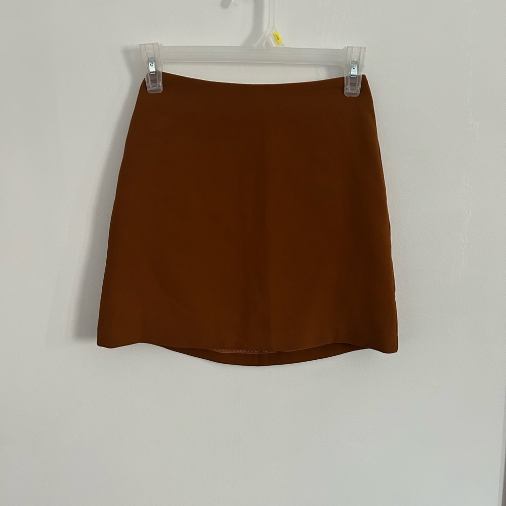 Wilfred Tan Mini Skirt